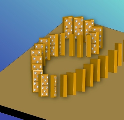 Creation of Dominoes: Step 7